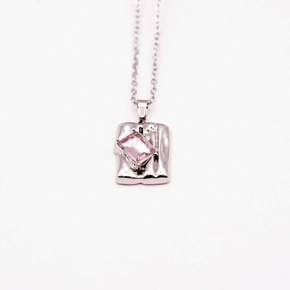 گردنبند طرح سنگ