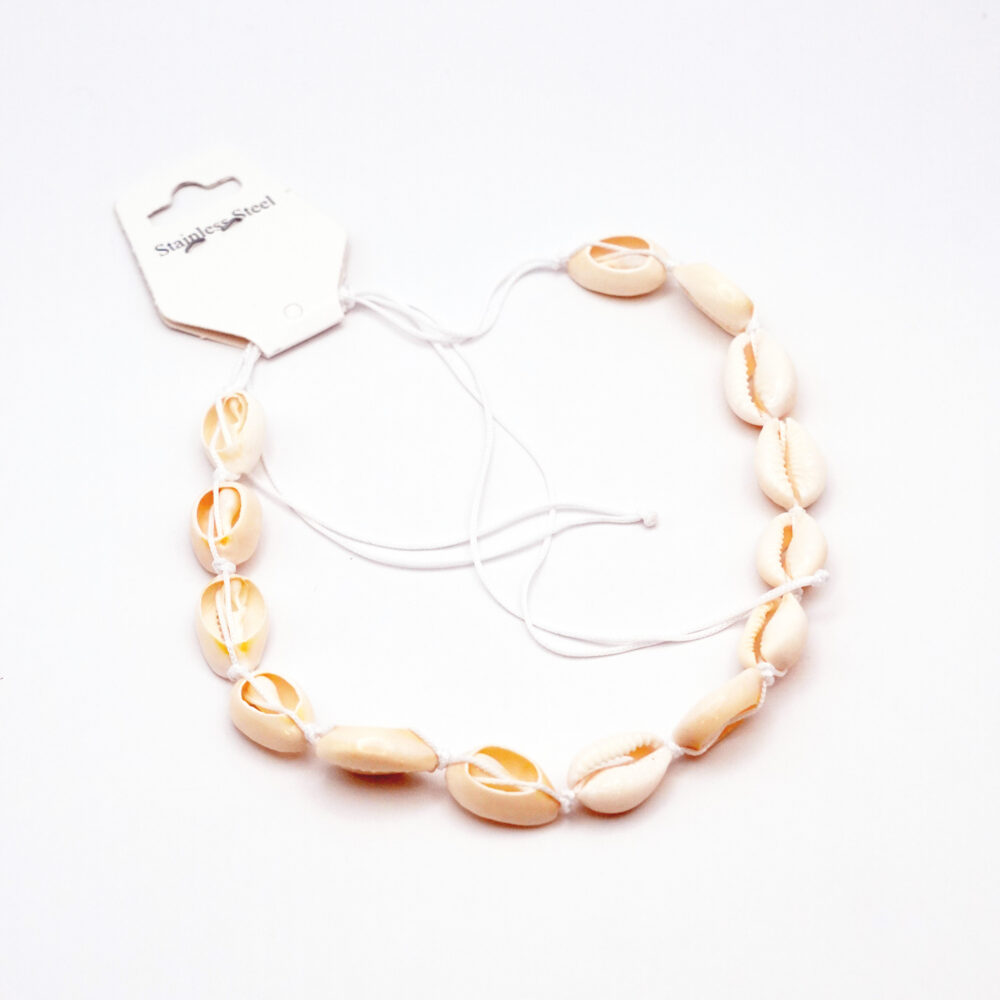 گردنبند طرح صدف