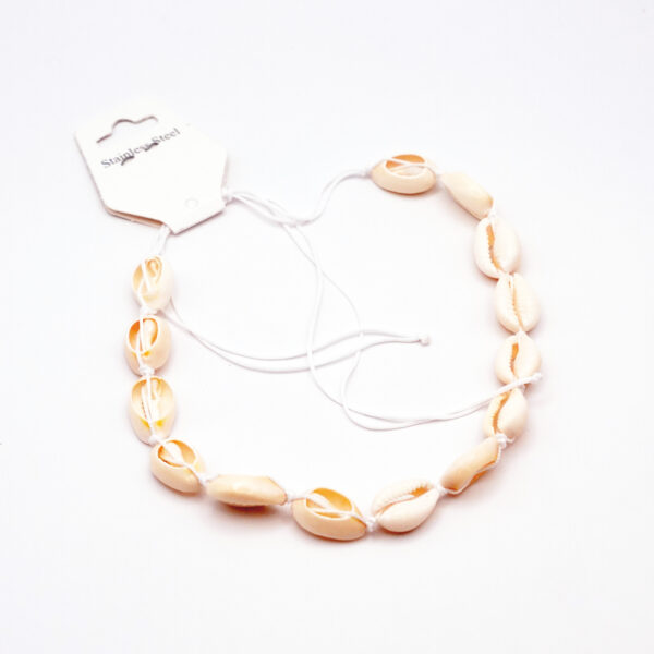 گردنبند طرح صدف