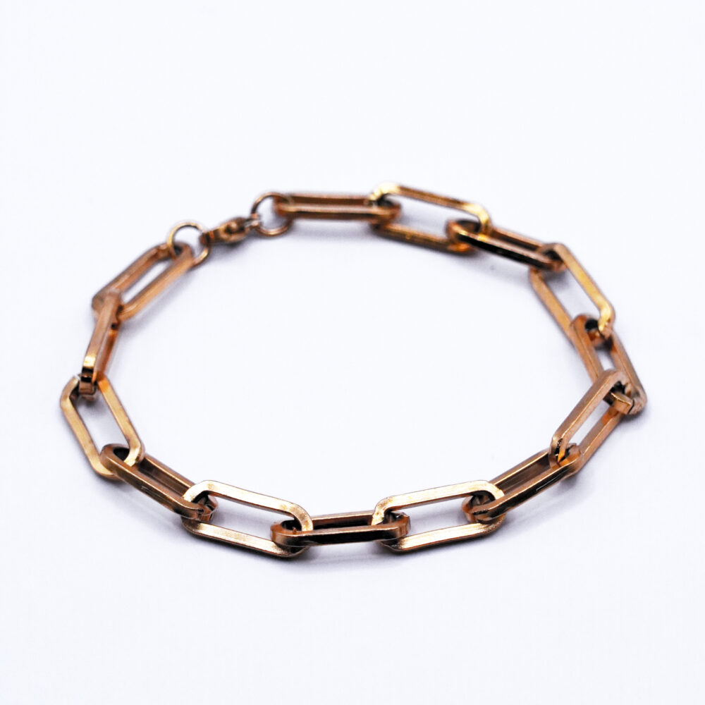 دستبند زنجیری طلایی