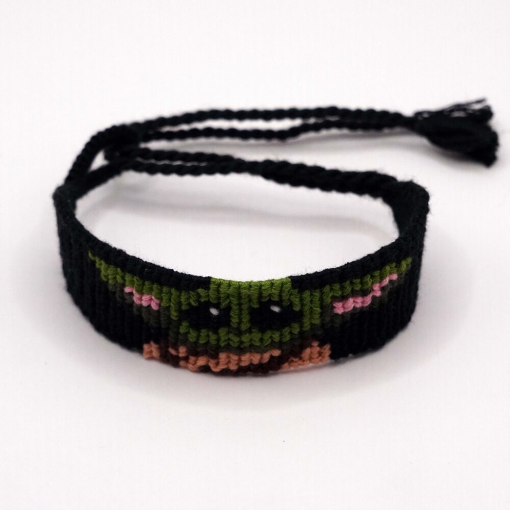 دستبند بافتنی طرح Yoda