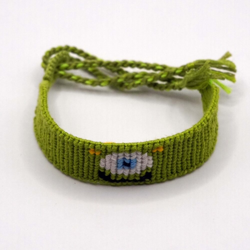 دستبند بافتنی طرح Monsters