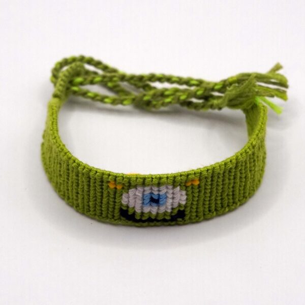 دستبند بافتنی طرح Monsters