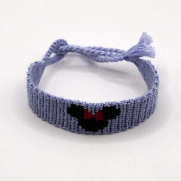 دستبند بافتنی طرح میکی موس