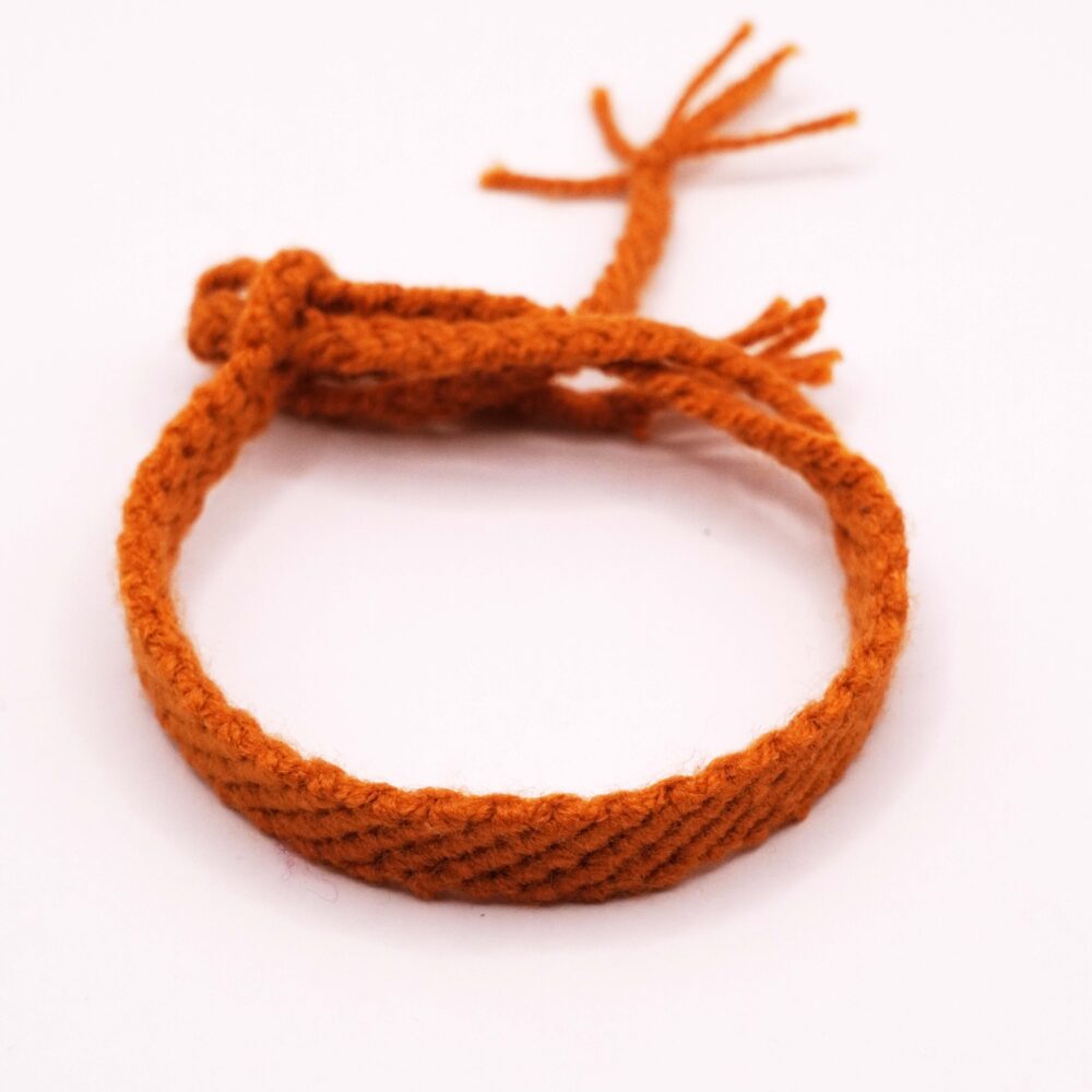 دستبند بافتنی آجری