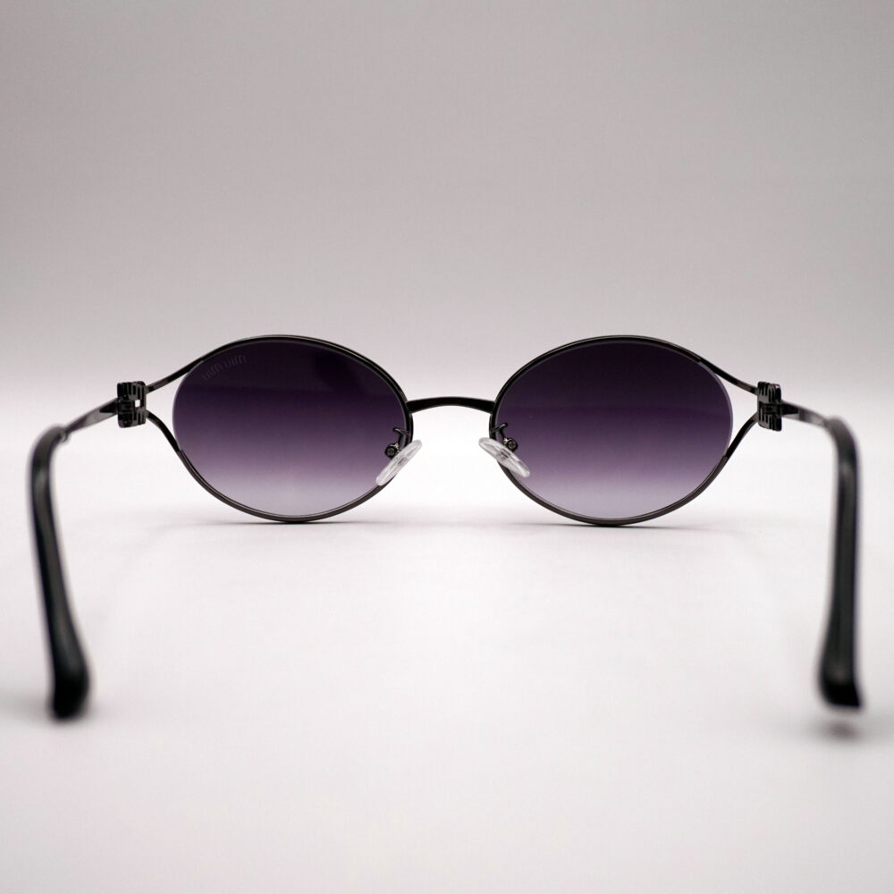 عینک طرح MIU MIU مشکی - تصویر 3