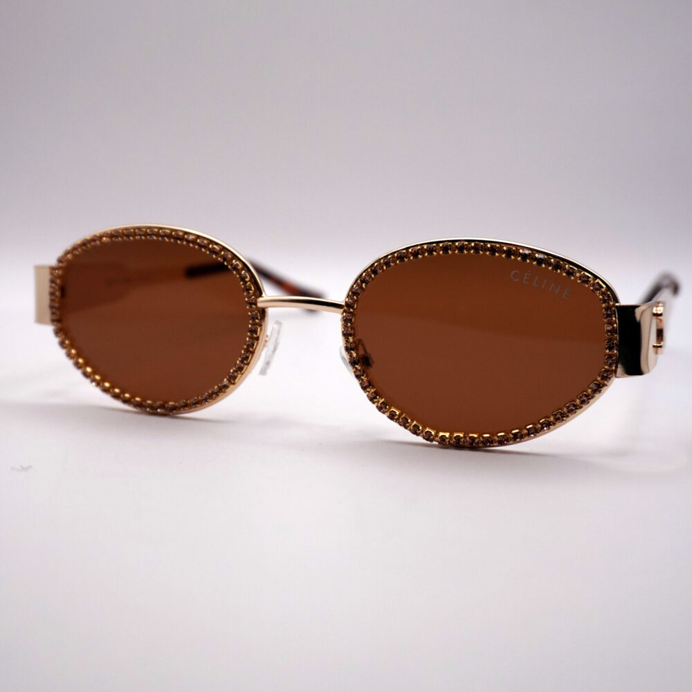 عینک طرح CELINE طلایی