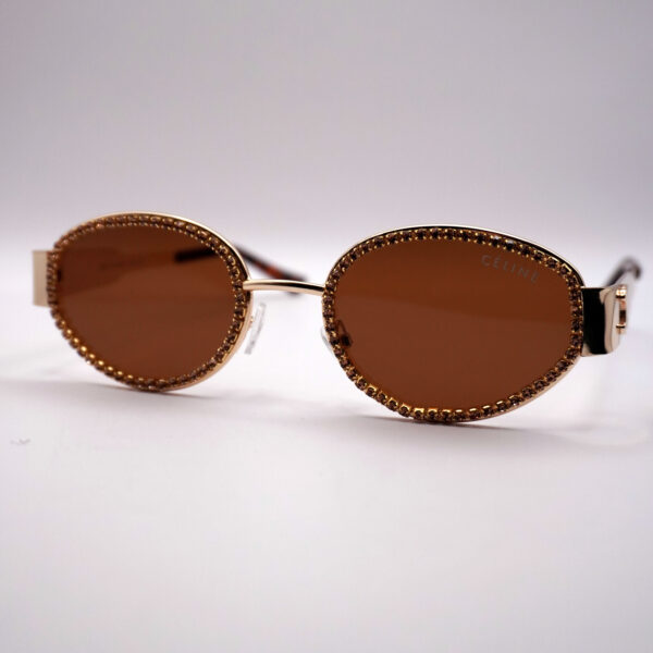 عینک طرح CELINE طلایی