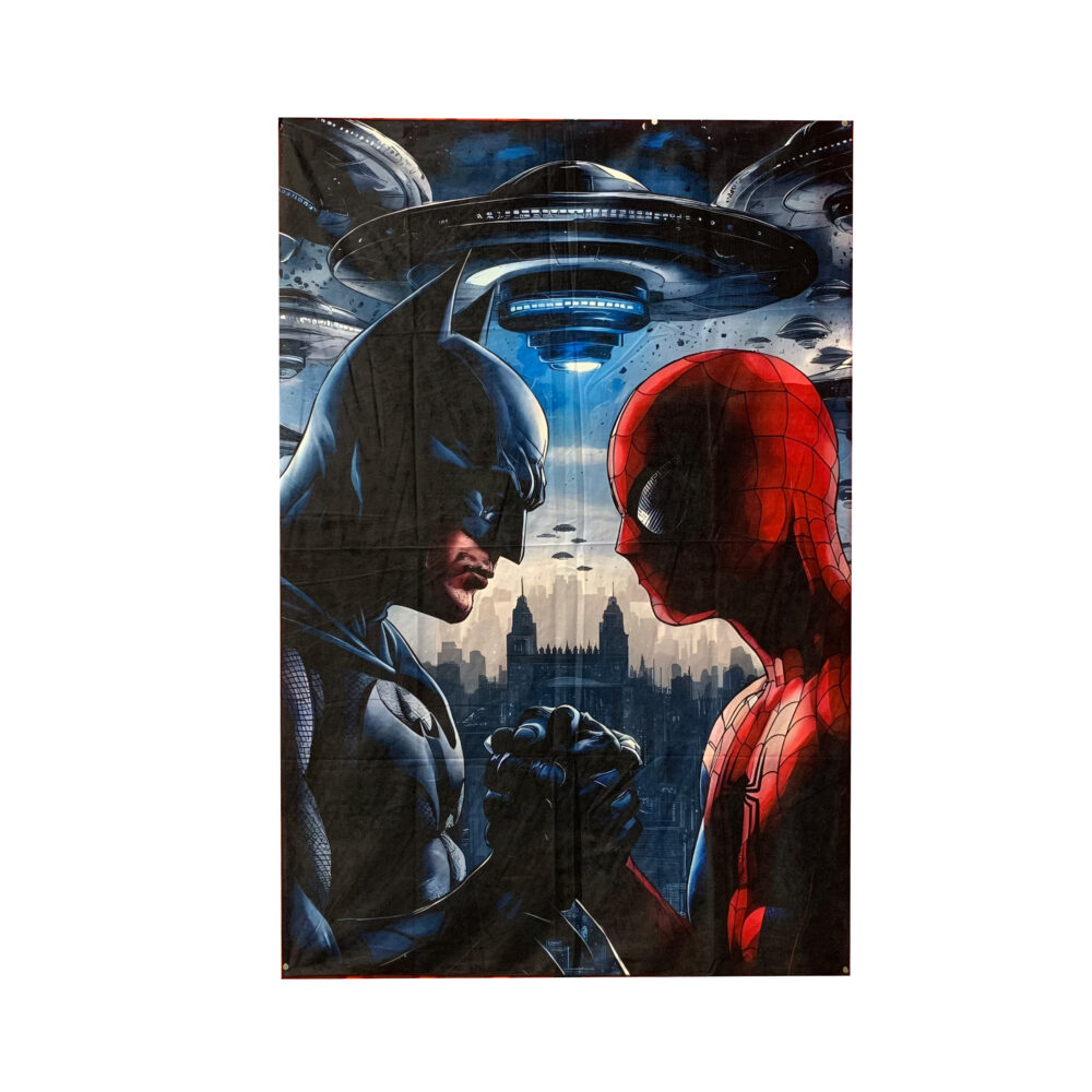 بکدراپ طرح Batman & SpiderMan