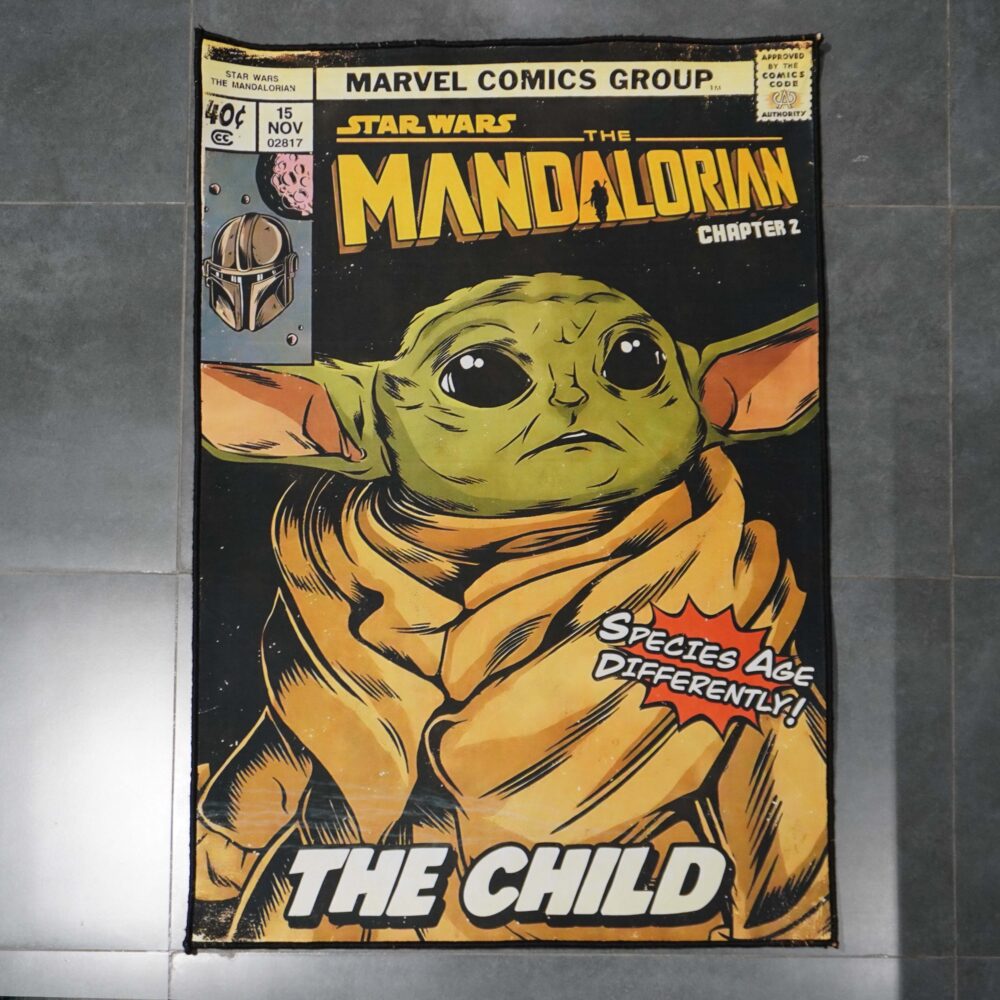 فرش پوستری Baby Yoda