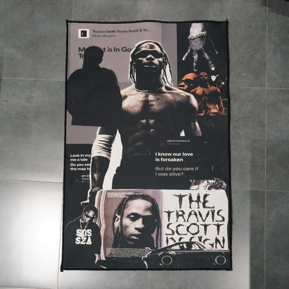 فرش پوستری Travis Scott