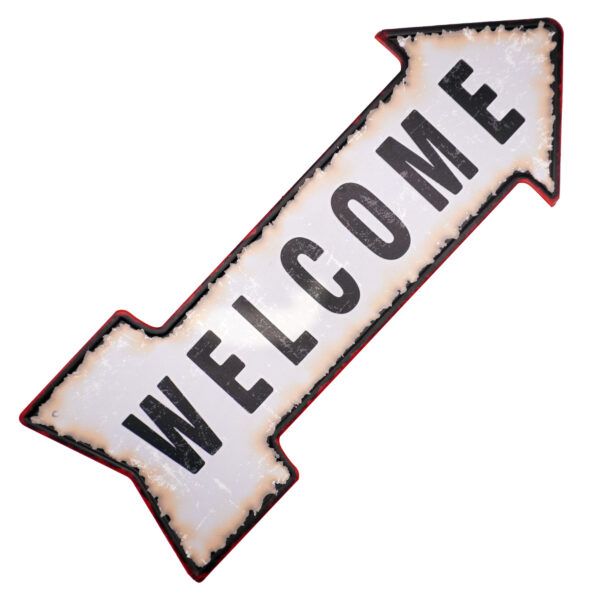 تابلو فلزی Wellcome