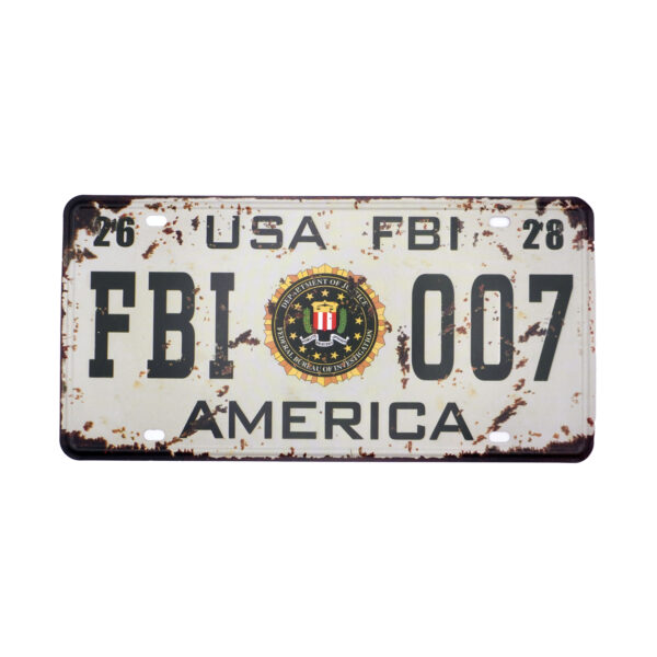 پلاک فلزی USA FBI