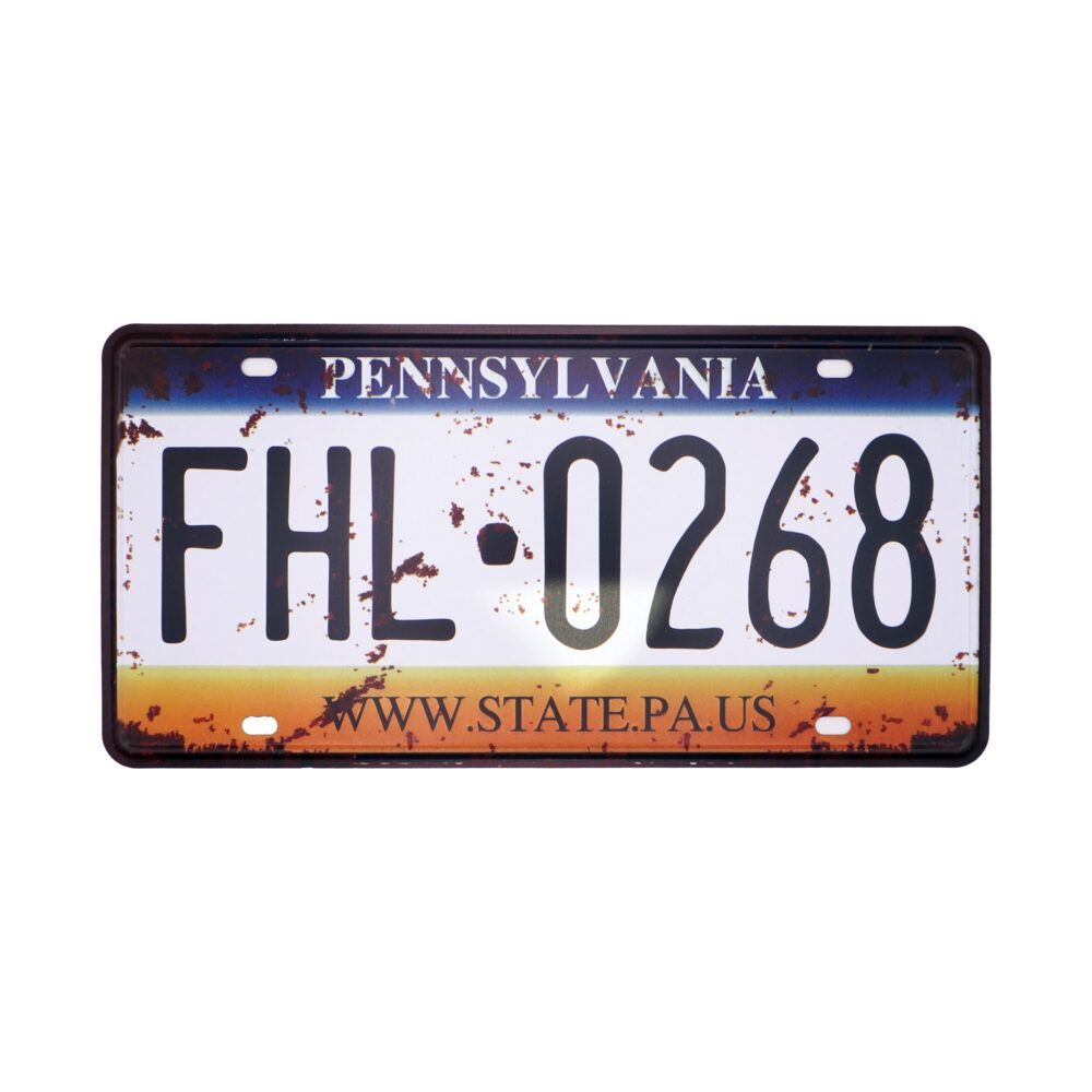 پلاک فلزی Pennsylvania