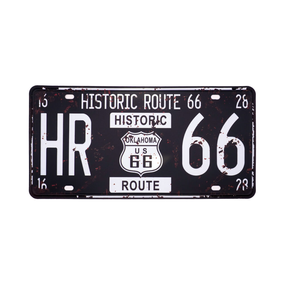 تابلو فلزی Historic Rout 66