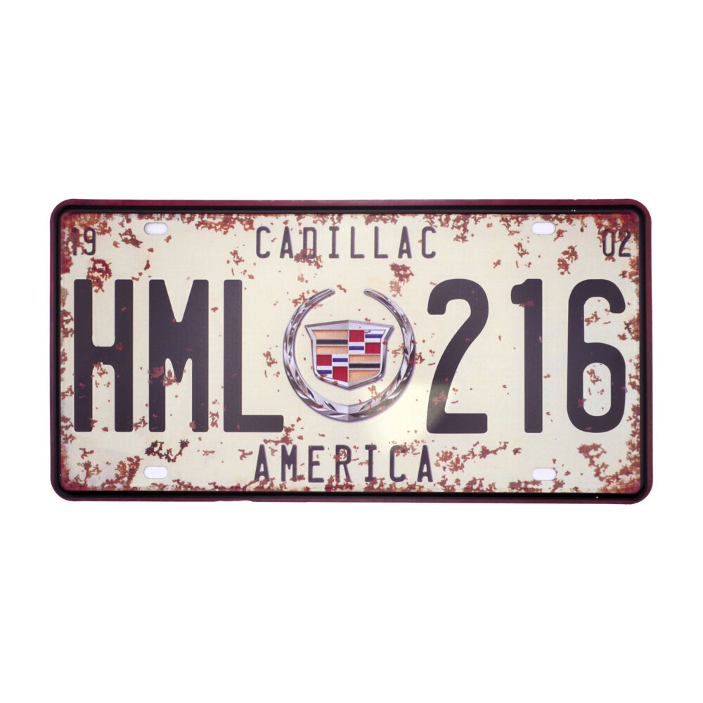 پلاک فلزی Cadillac
