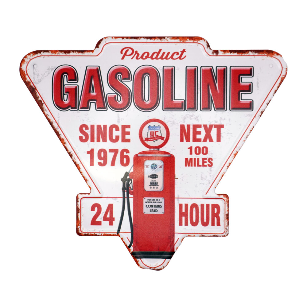 تابلو فلزی Gasoline