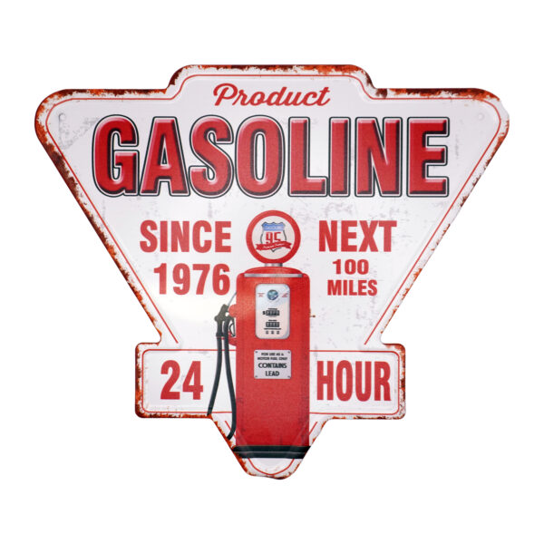 تابلو فلزی Gasoline