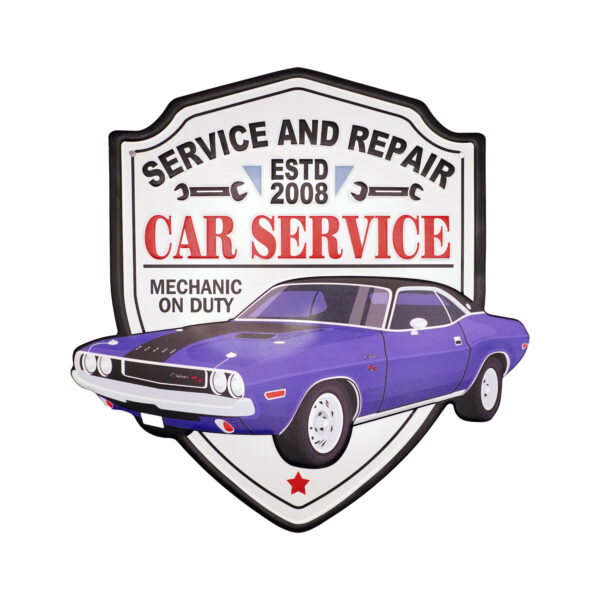 تابلو فلزی Car Service
