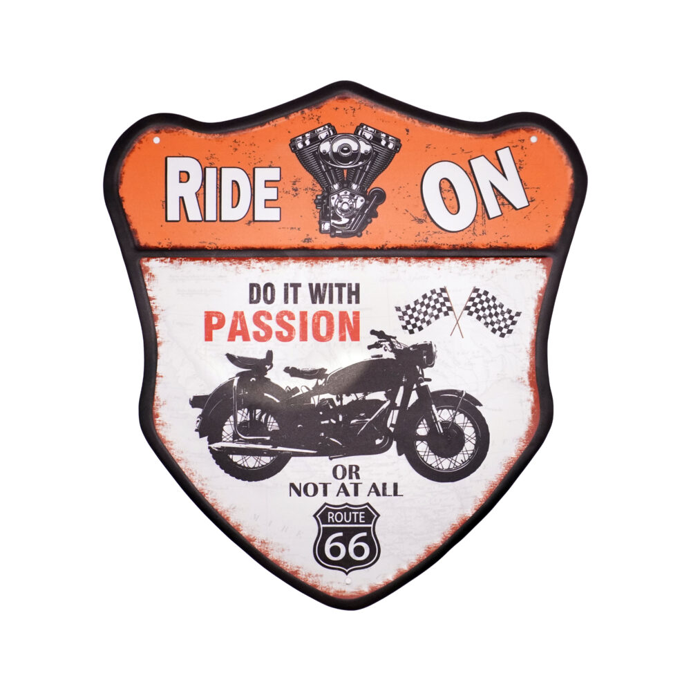 تابلو فلزی Ride On