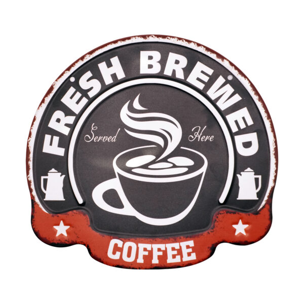 تابلو فلزی Fresh Brewed