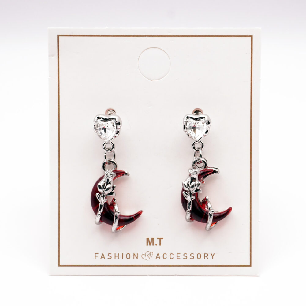 گوشواره طرح ماه