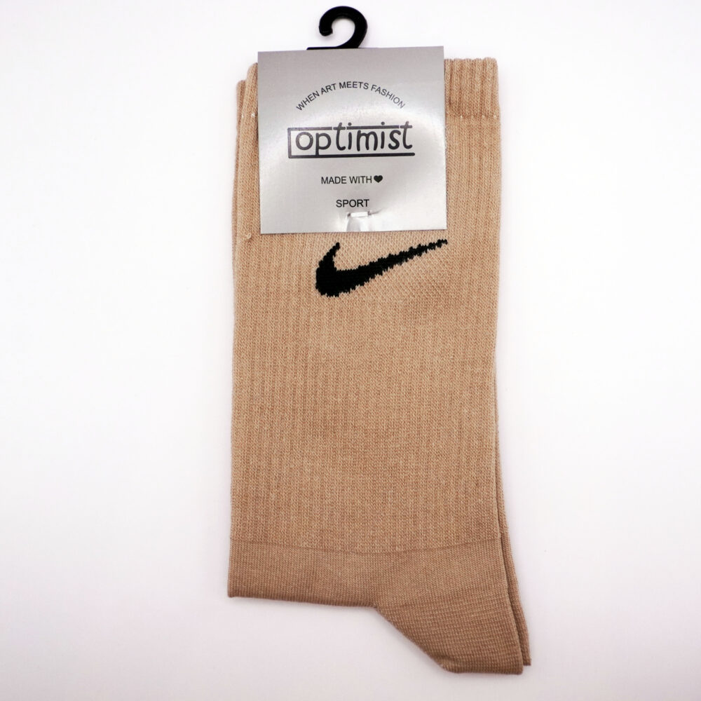 جوراب نایکی آجری