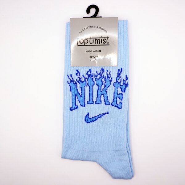 جوراب طرح Nike آبی