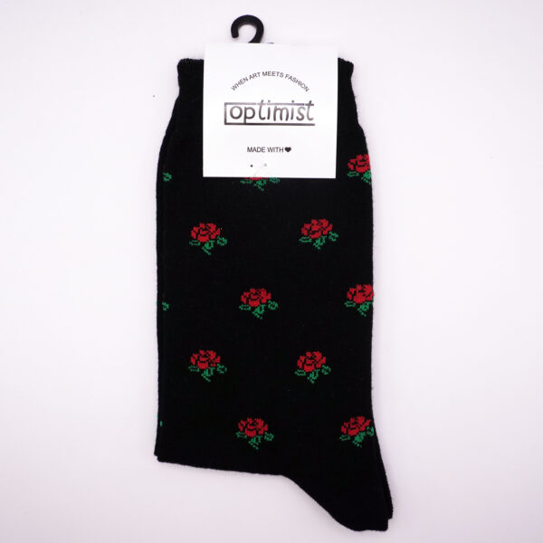 جوراب طرح Rose