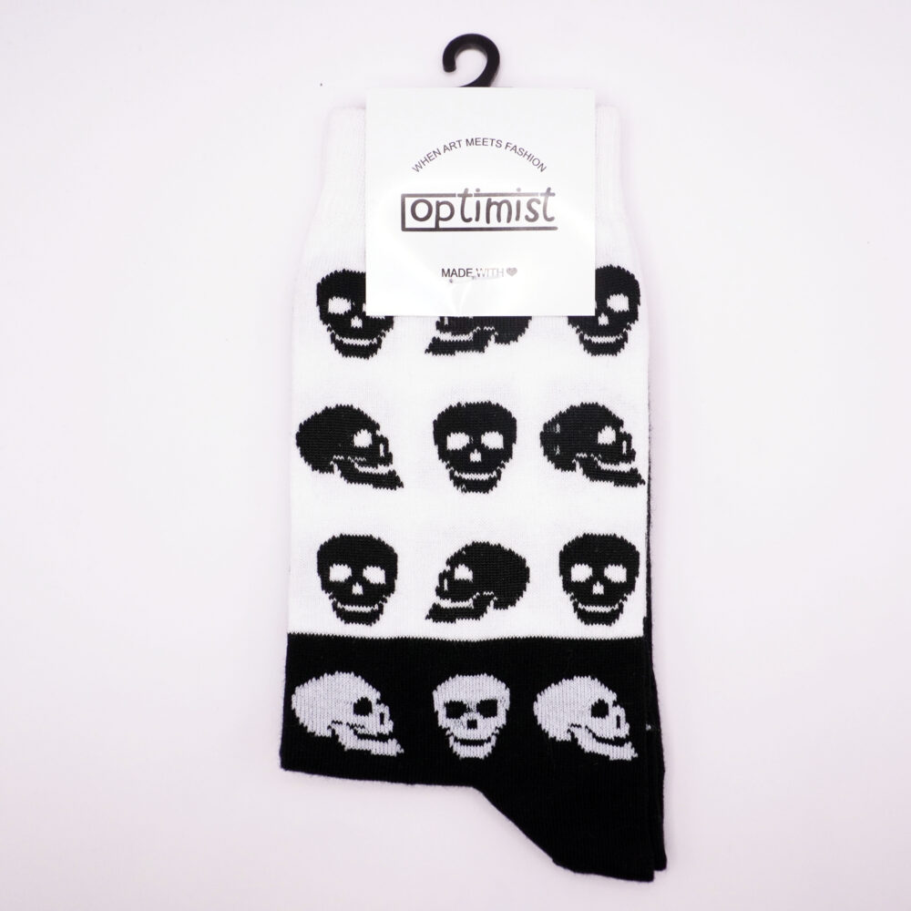 جوراب طرح اسکلت