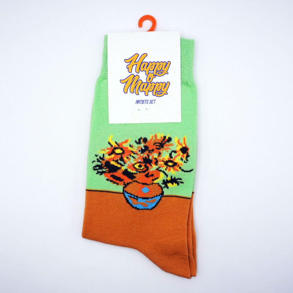 جوراب طرح گلدان