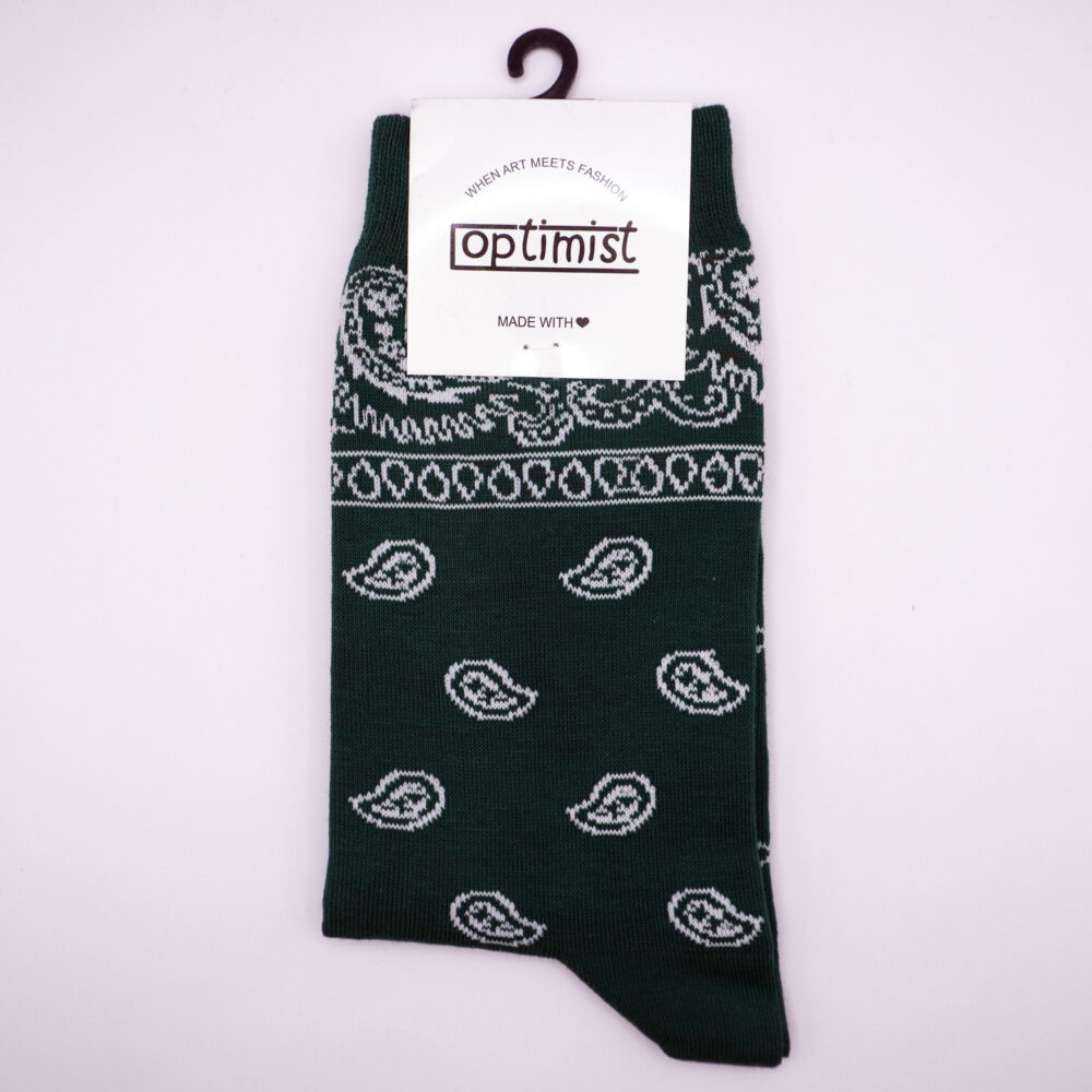 جوراب paisley pattern آبی