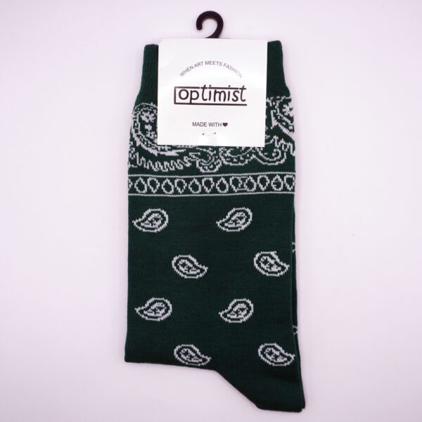 جوراب paisley pattern آبی