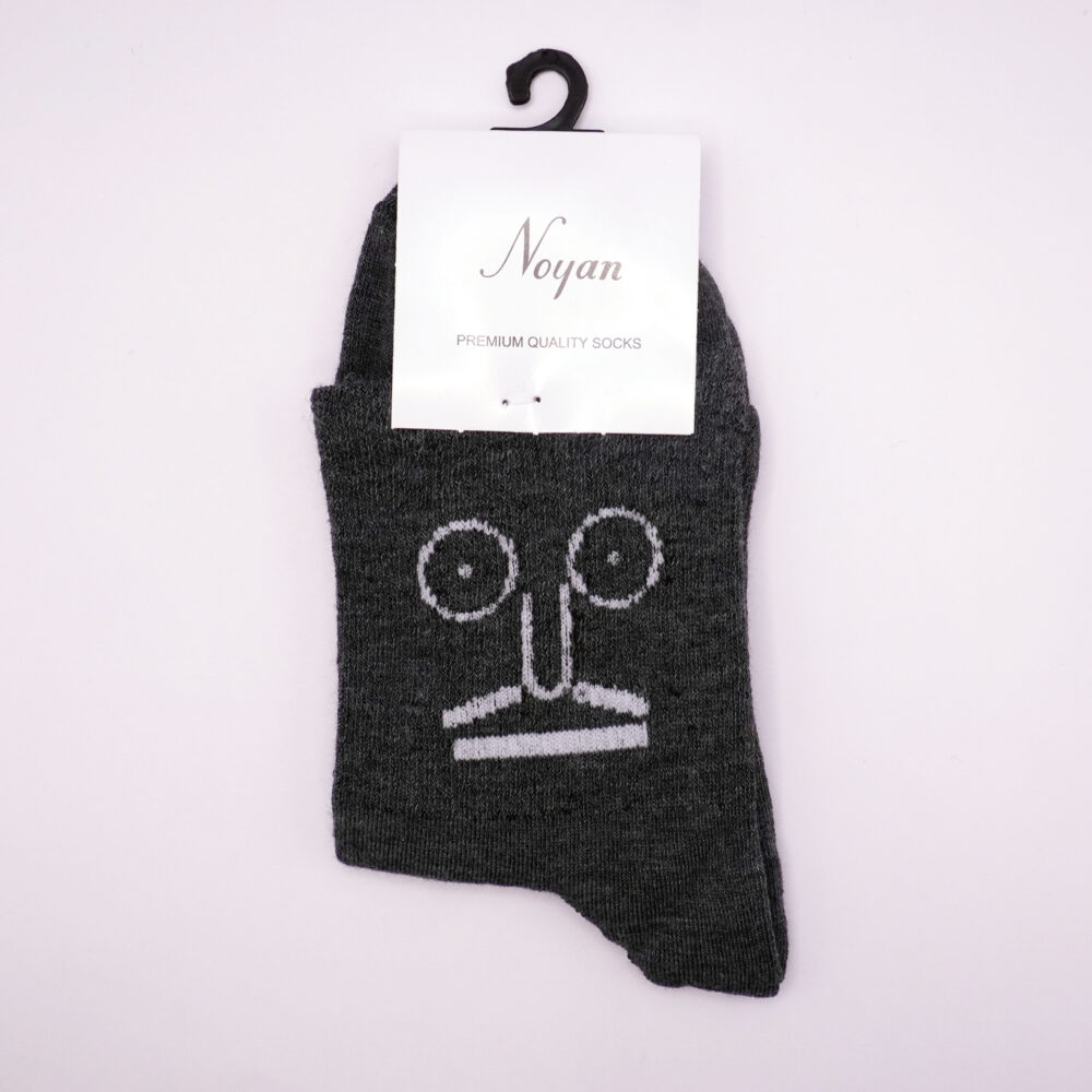 جوراب facial expression print