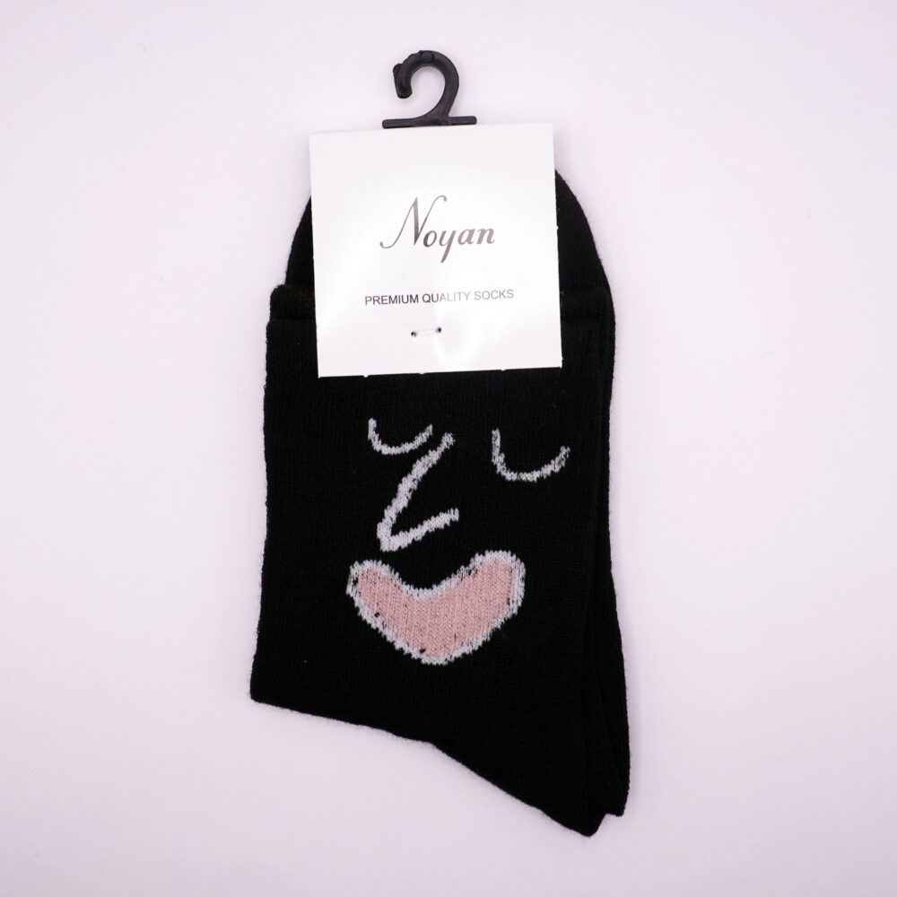 جوراب facial expression print