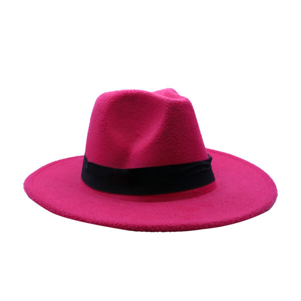 کلاه فدورا صورتی