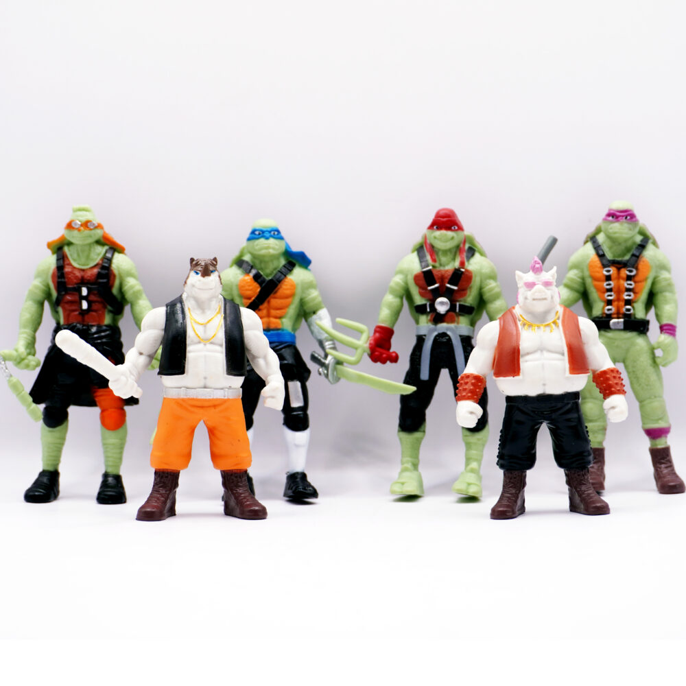 مجموعه ۶ تایی فیگور های لاکپشت های نینجا