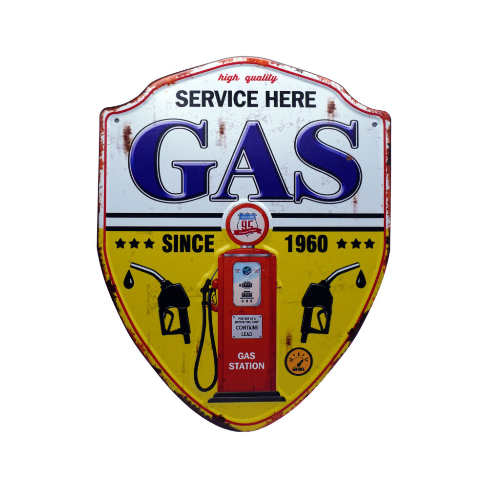 تابلو فلزی Gas