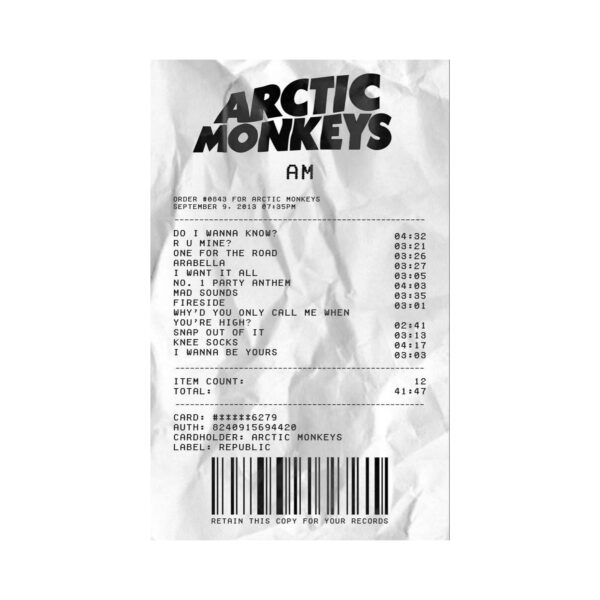 فرش پوستری Arctic Monkeys