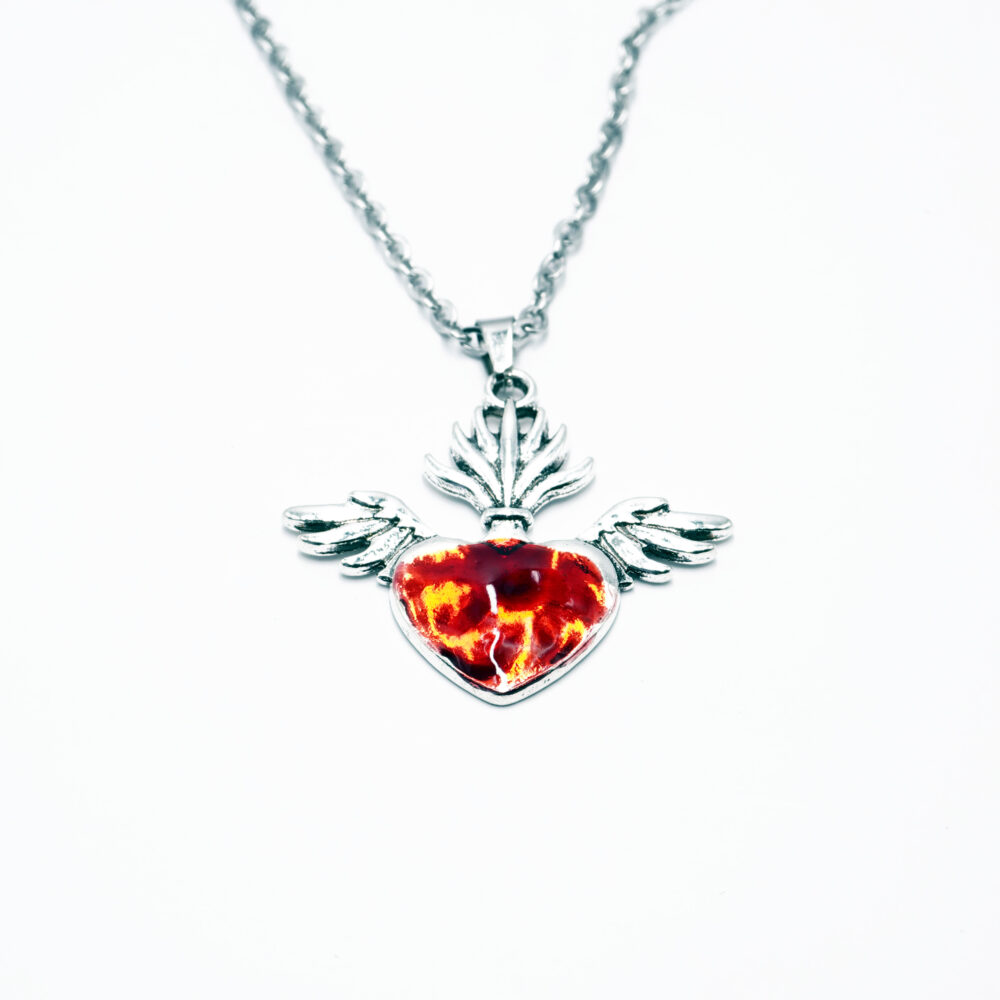 گردنبند طرح قلب