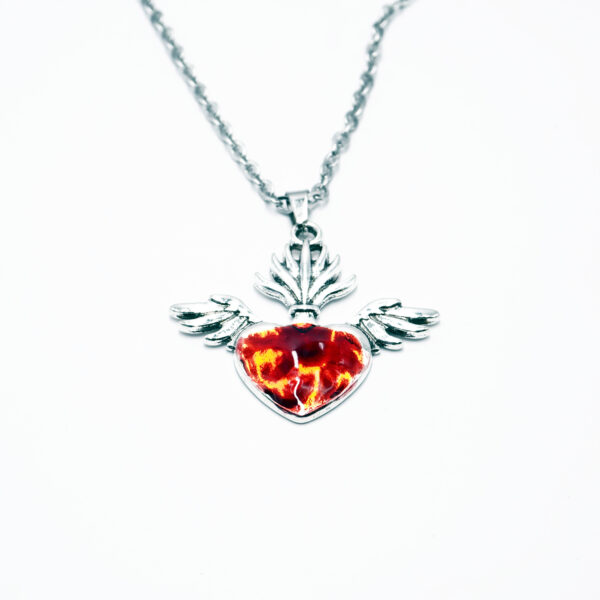 گردنبند طرح قلب