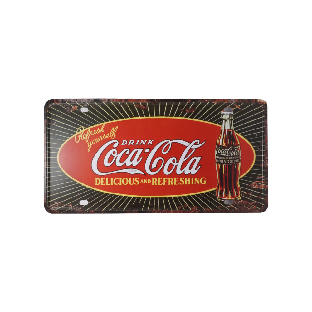 پلاک فلزی Coca Cola