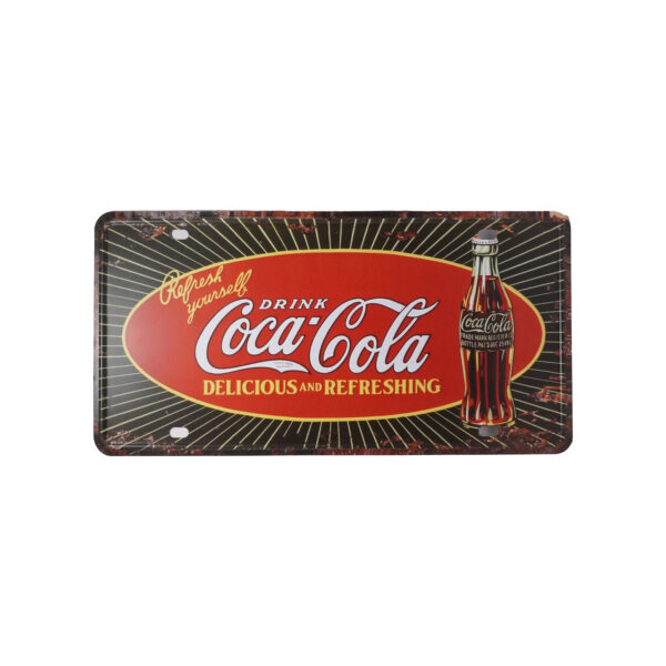 پلاک فلزی Coca Cola