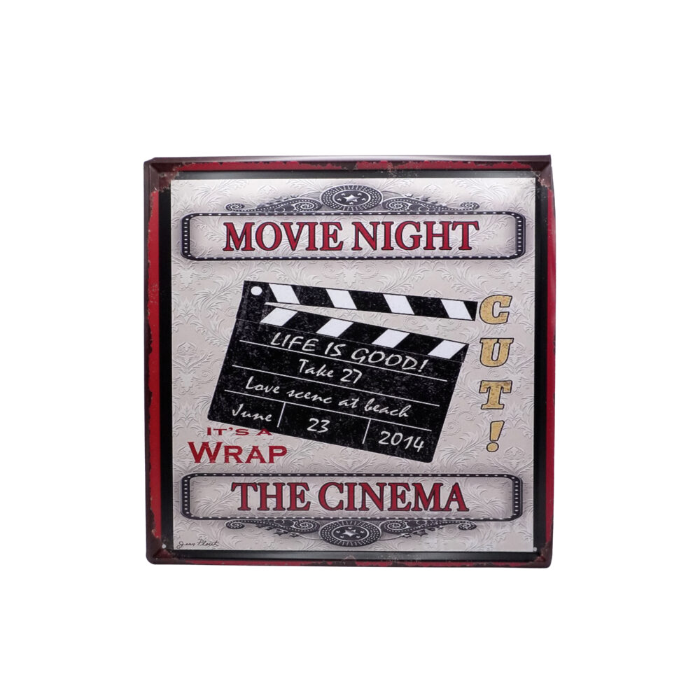 تابلو فلزی Night Movie