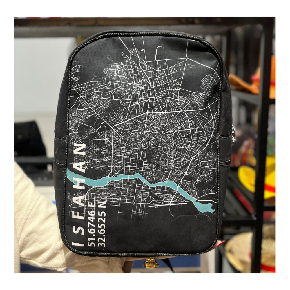 کوله پشتی طرح نقشه اصفهان