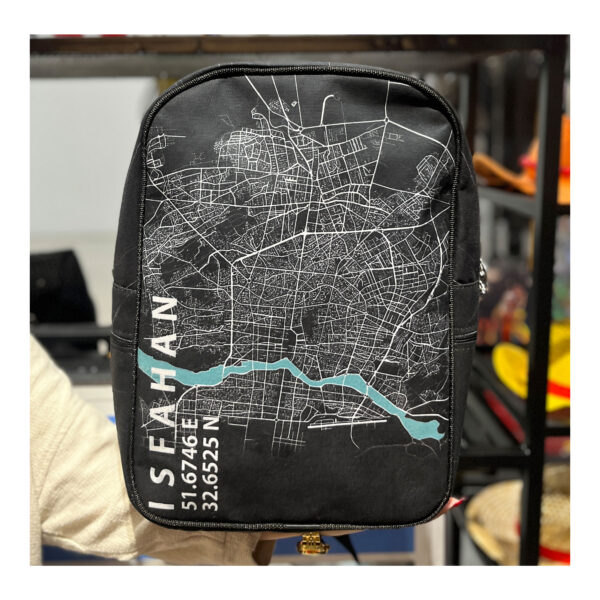 کوله پشتی طرح نقشه اصفهان