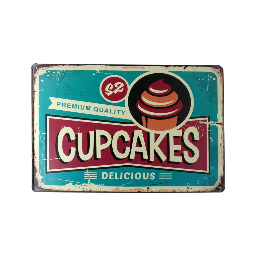 تابلو فلزی Cup Cakes
