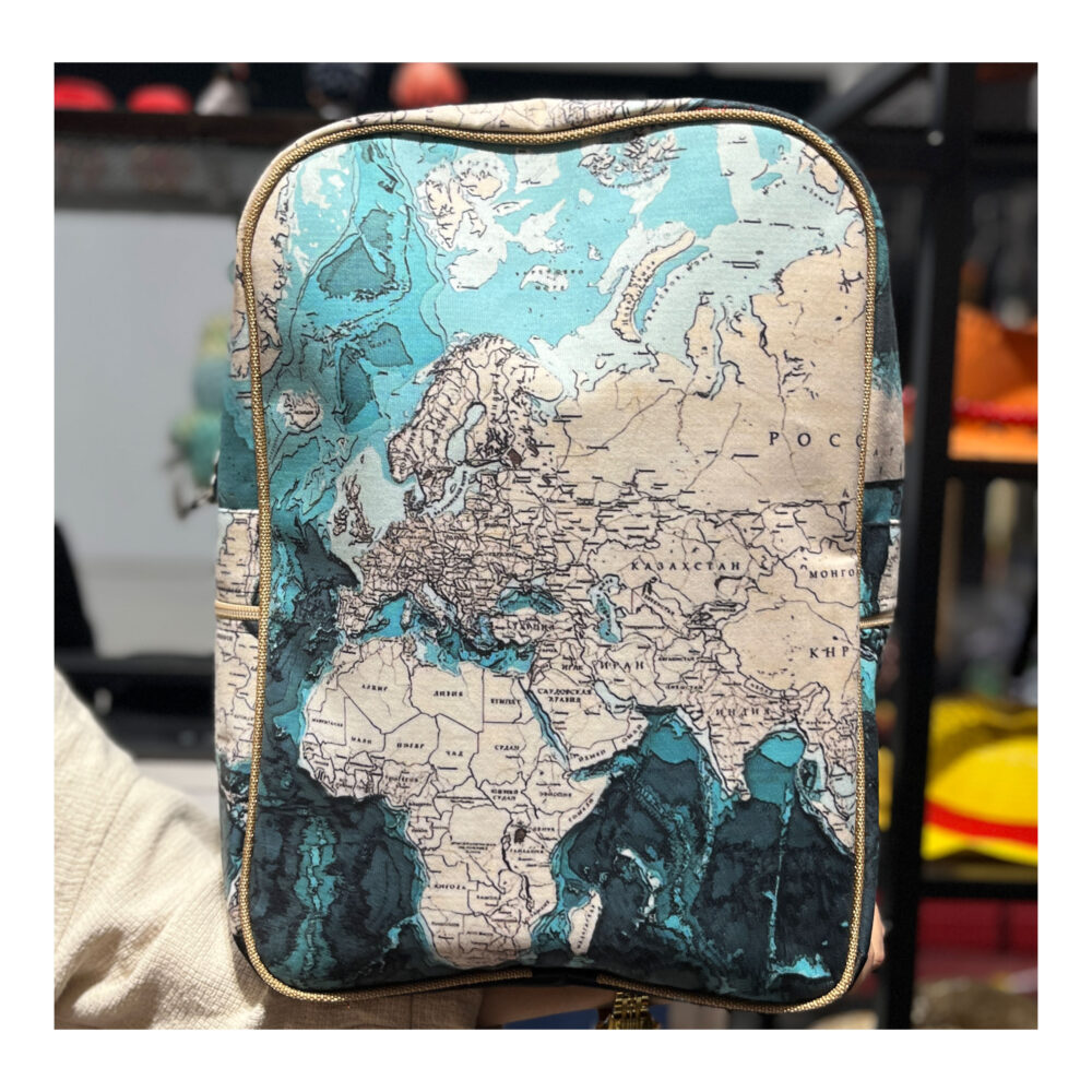 کوله پشتی طرح نقشه