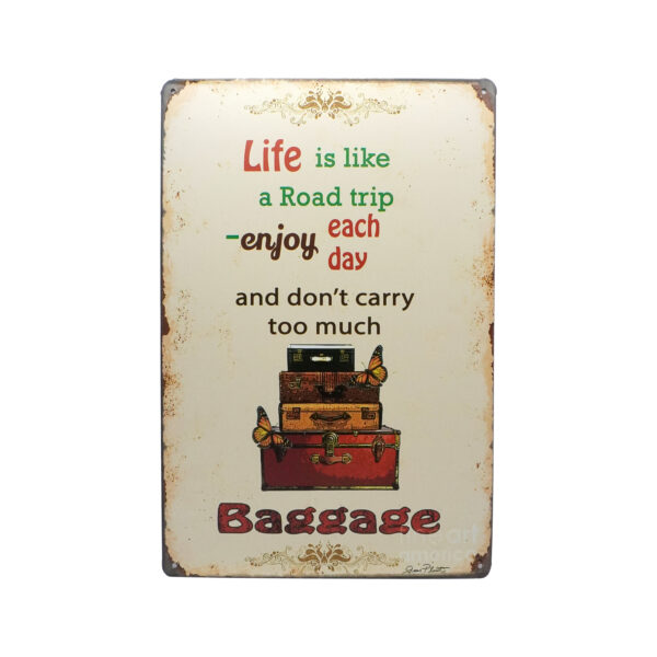 تابلو فلزی Baggage