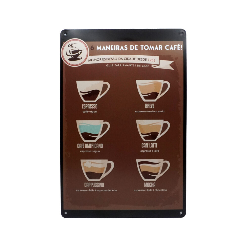 تابلو فلزی Coffee